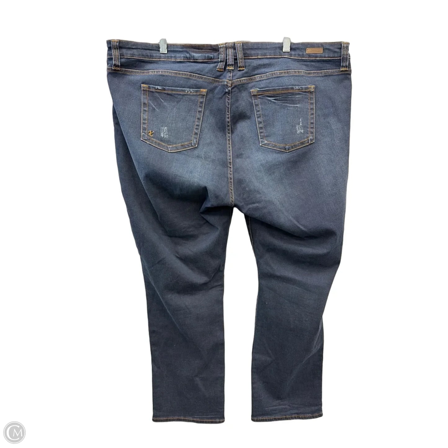 Jeans Boyfriend By Kut In Blue Denim, Size: 22