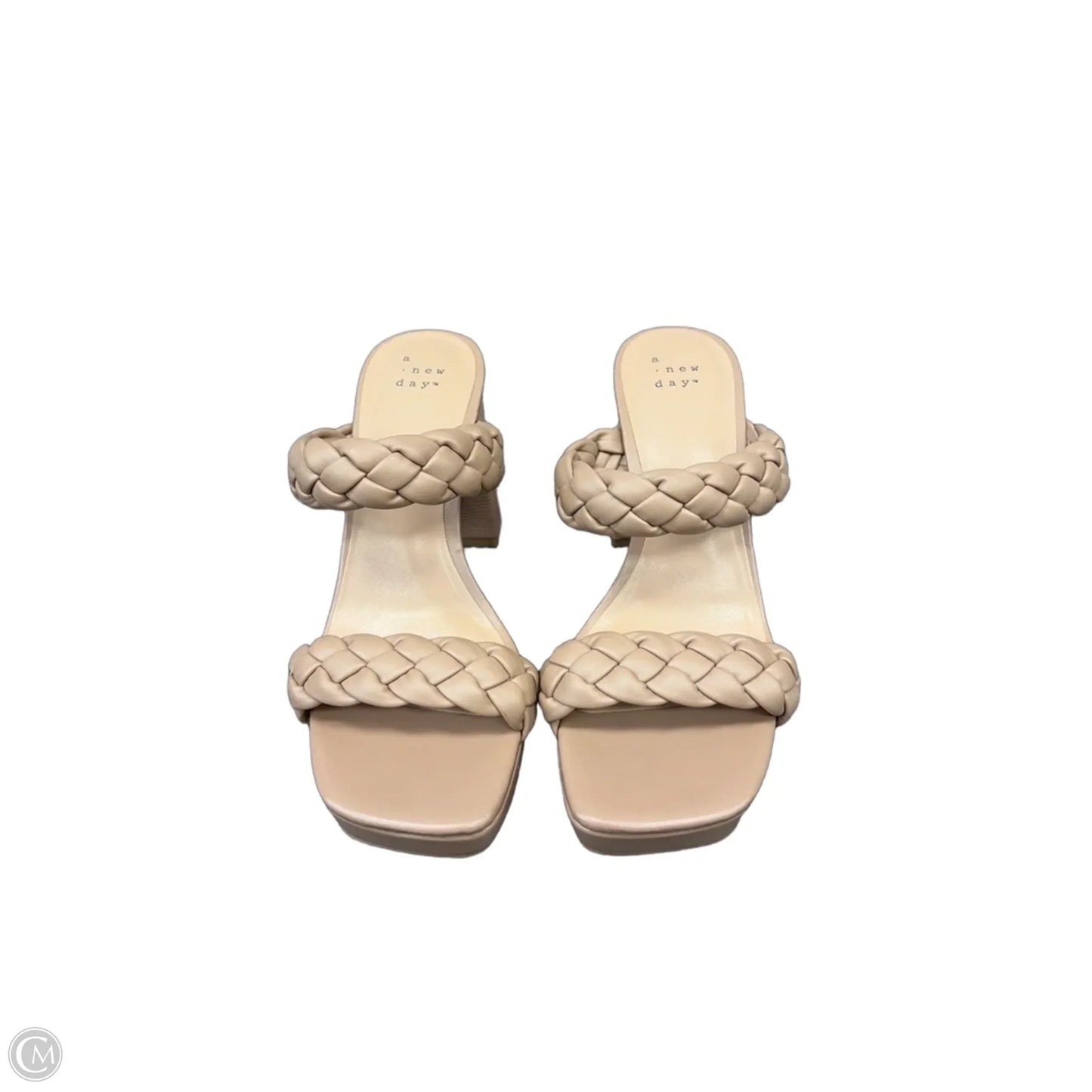Shoes Heels Block By A New Day In Tan, Size: 7