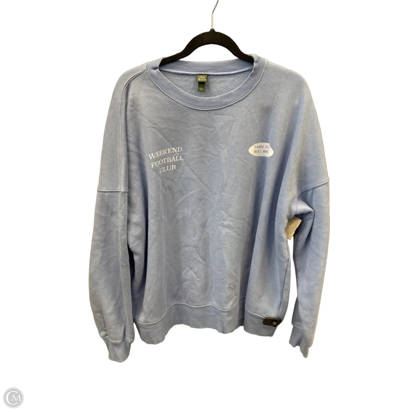 Sweatshirt Crewneck By Wild Fable In Blue, Size: L