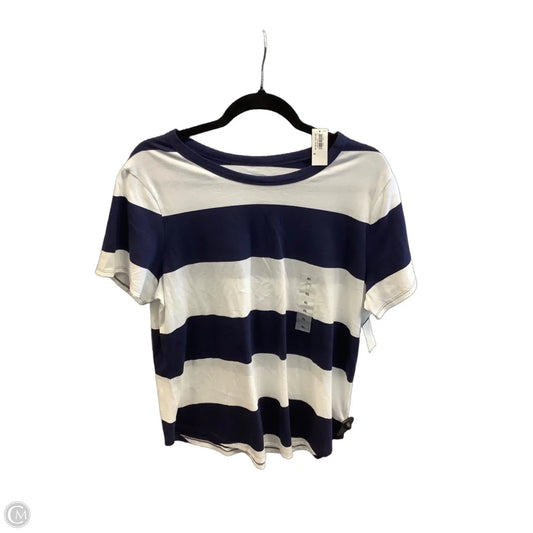 Top Short Sleeve Basic By Old Navy In Striped Pattern, Size: Xl