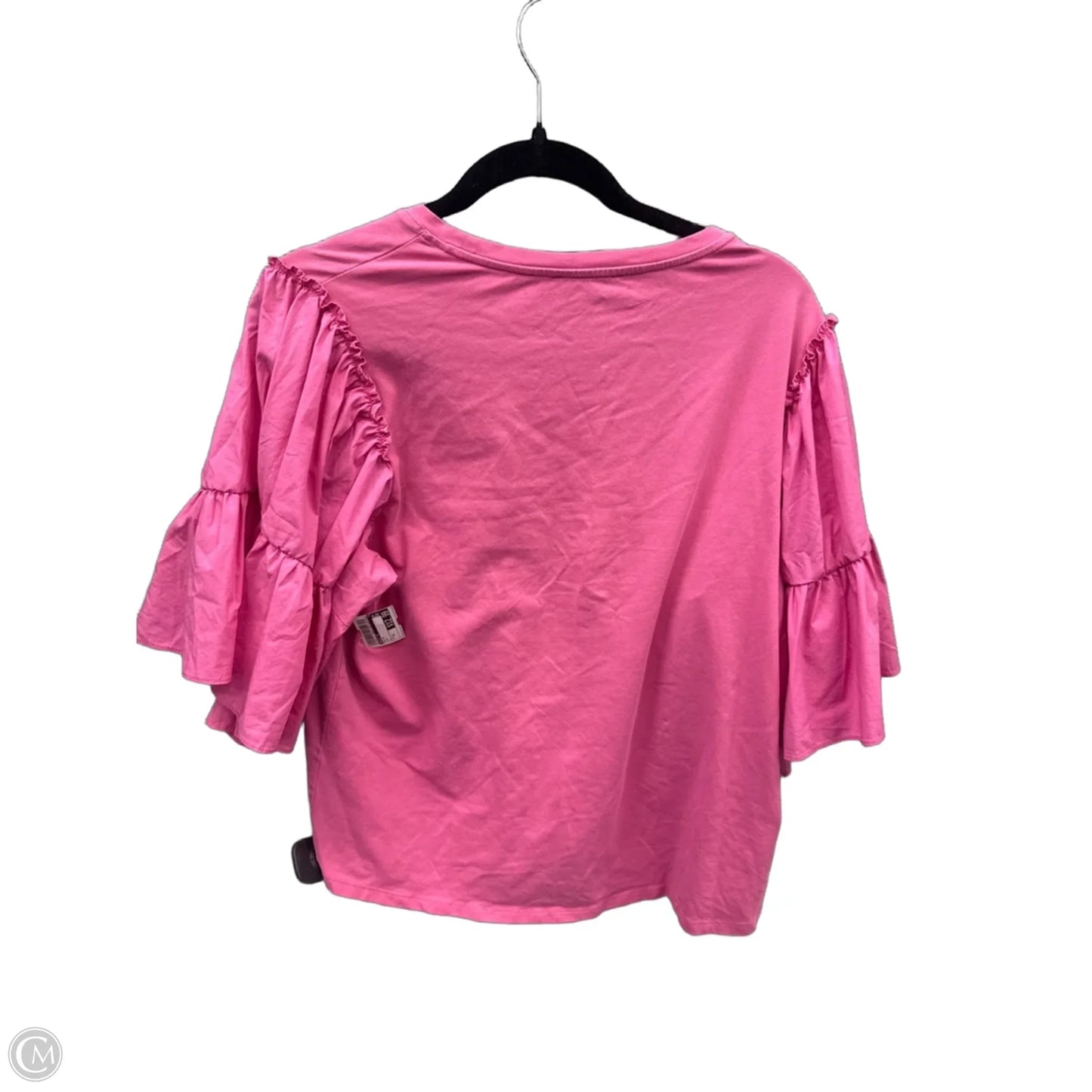 Top Short Sleeve By Bailey 44 In Pink, Size: Xl