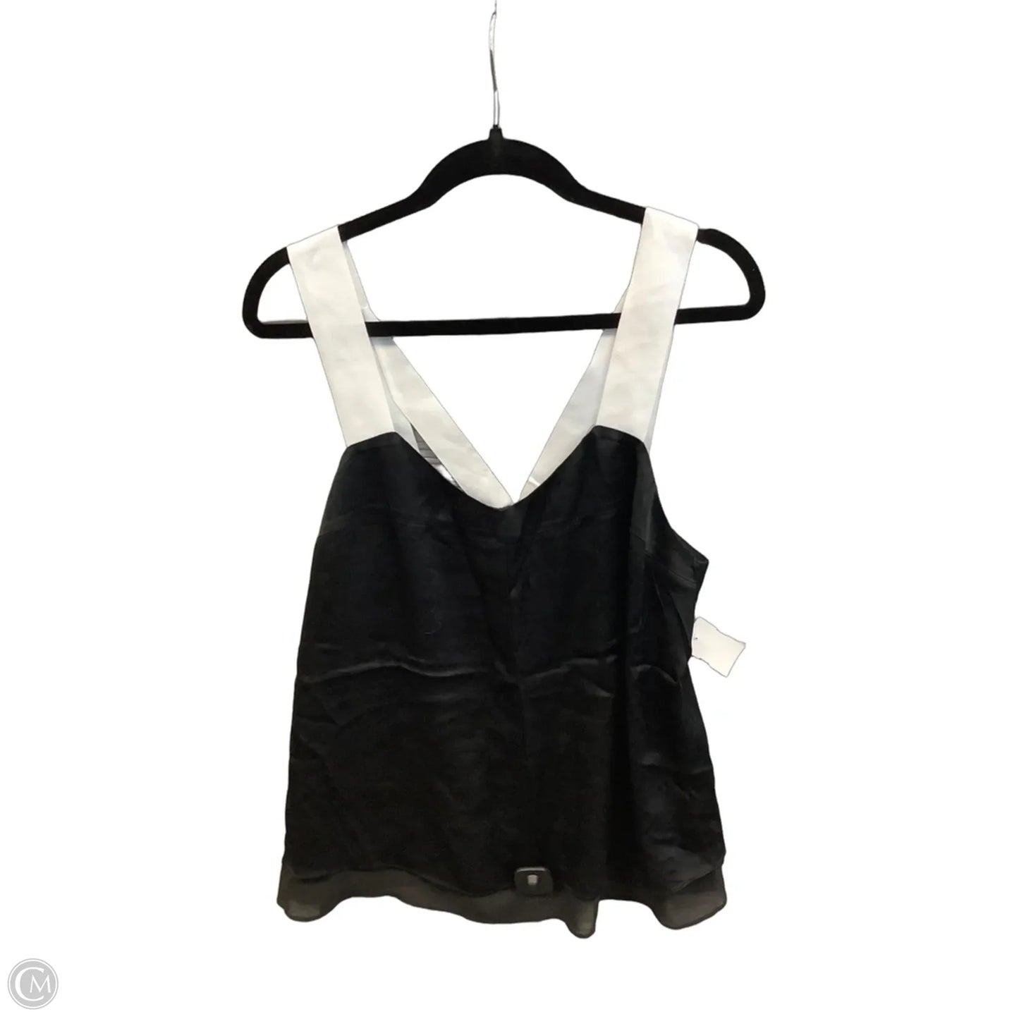 Top Sleeveless By Banana Republic In Black, Size: M