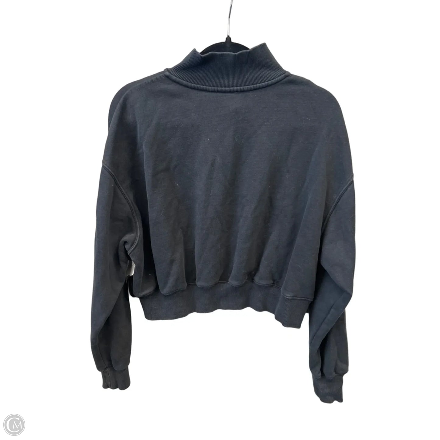 Athletic Sweatshirt Collar By Nike Apparel In Black, Size: M
