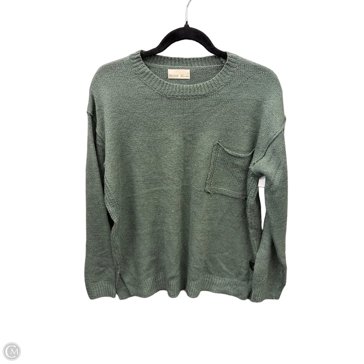 Sweater By Be Cool In Green, Size: S