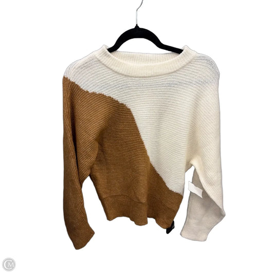 Sweater By Blu Pepper In Cream, Size: S