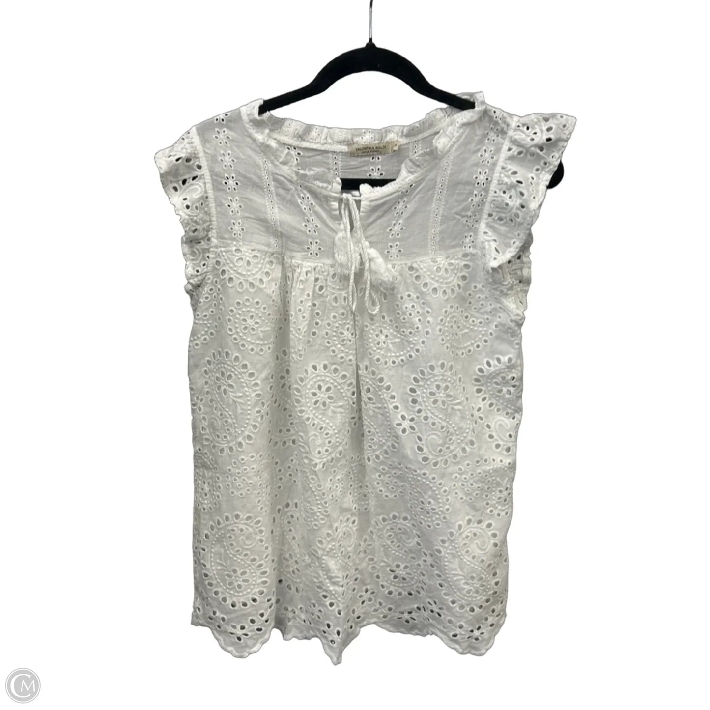 Top Sleeveless By Clothes Mentor In White, Size: S