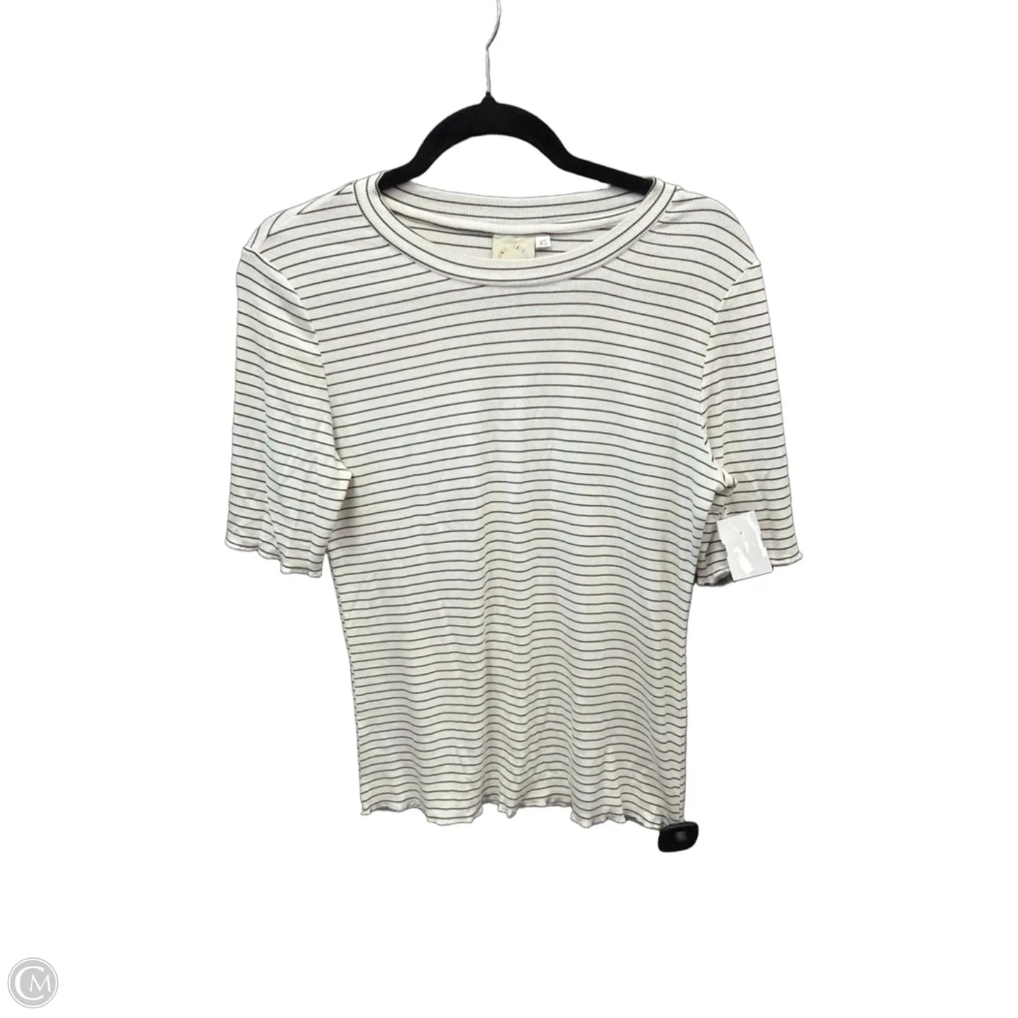 Top Short Sleeve By Clothes Mentor In Striped Pattern, Size: Xs