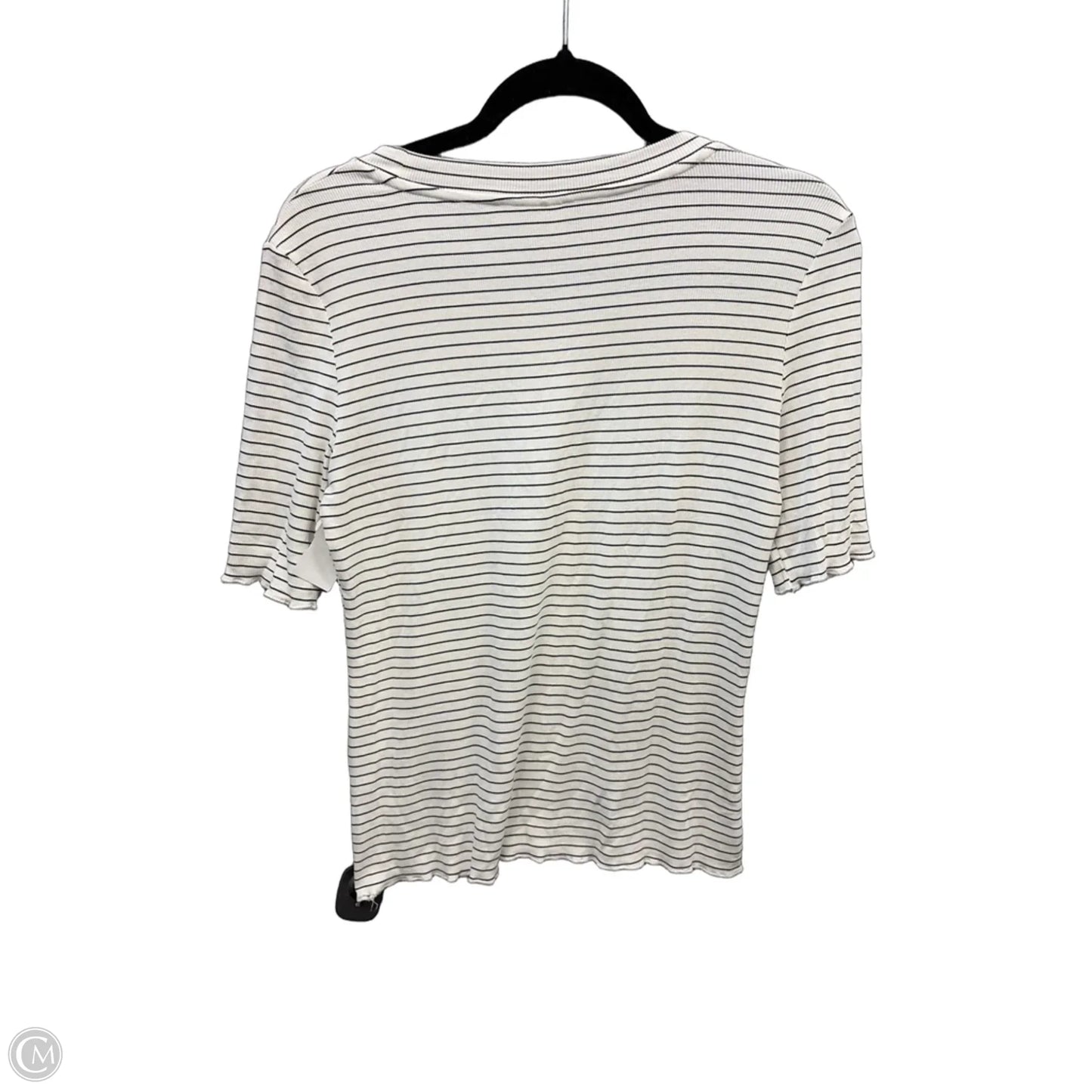 Top Short Sleeve By Clothes Mentor In Striped Pattern, Size: Xs