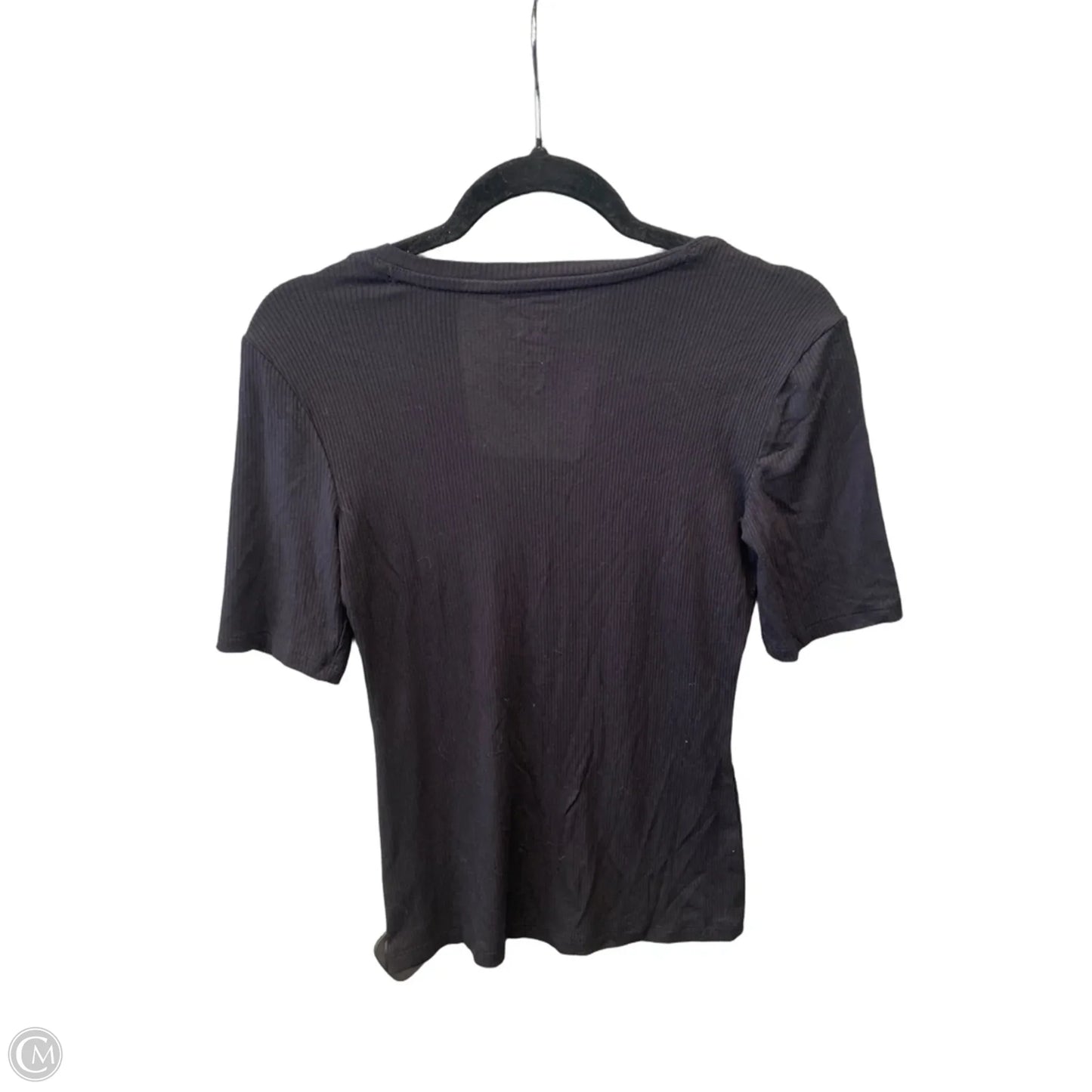 Top Short Sleeve By Nine West In Black, Size: S