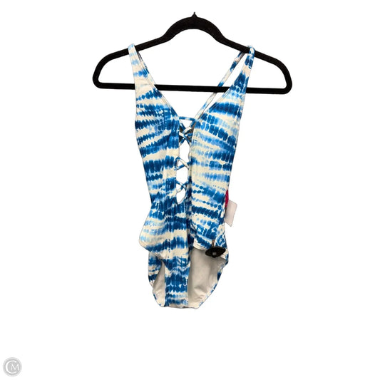 Swimsuit By Vince Camuto In Blue & White, Size: M