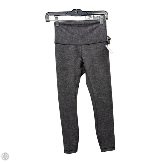 Athletic Leggings By Lululemon In Grey, Size: S