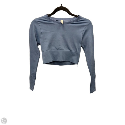 Athletic Top Long Sleeve Crewneck By Offline In Blue, Size: Xs