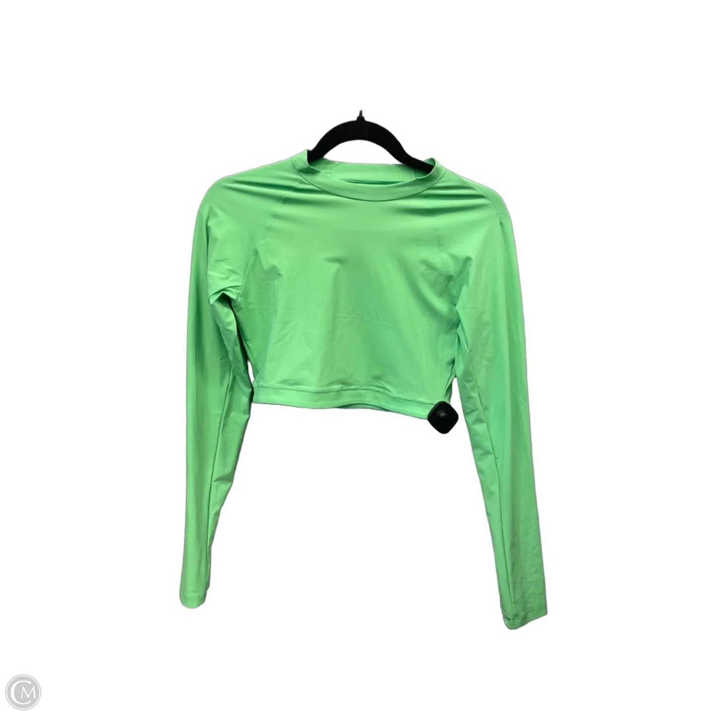 Athletic Top Long Sleeve Crewneck By Athleta In Green, Size: S