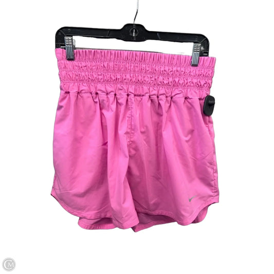 Athletic Shorts By Nike Apparel In Pink, Size: L