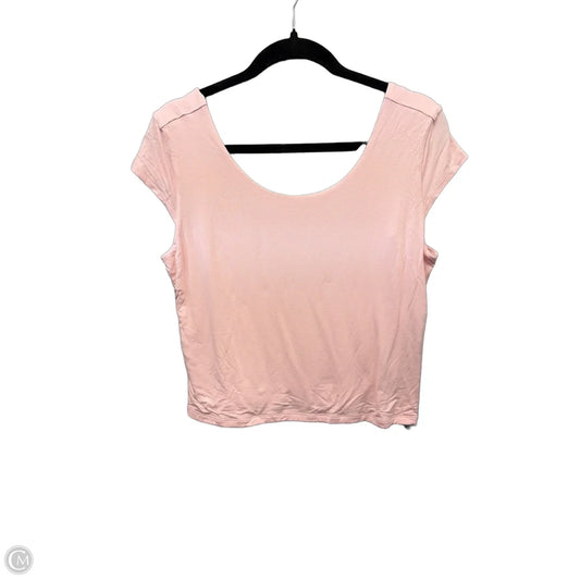 Top Short Sleeve By Wild Fable In Pink, Size: Xl