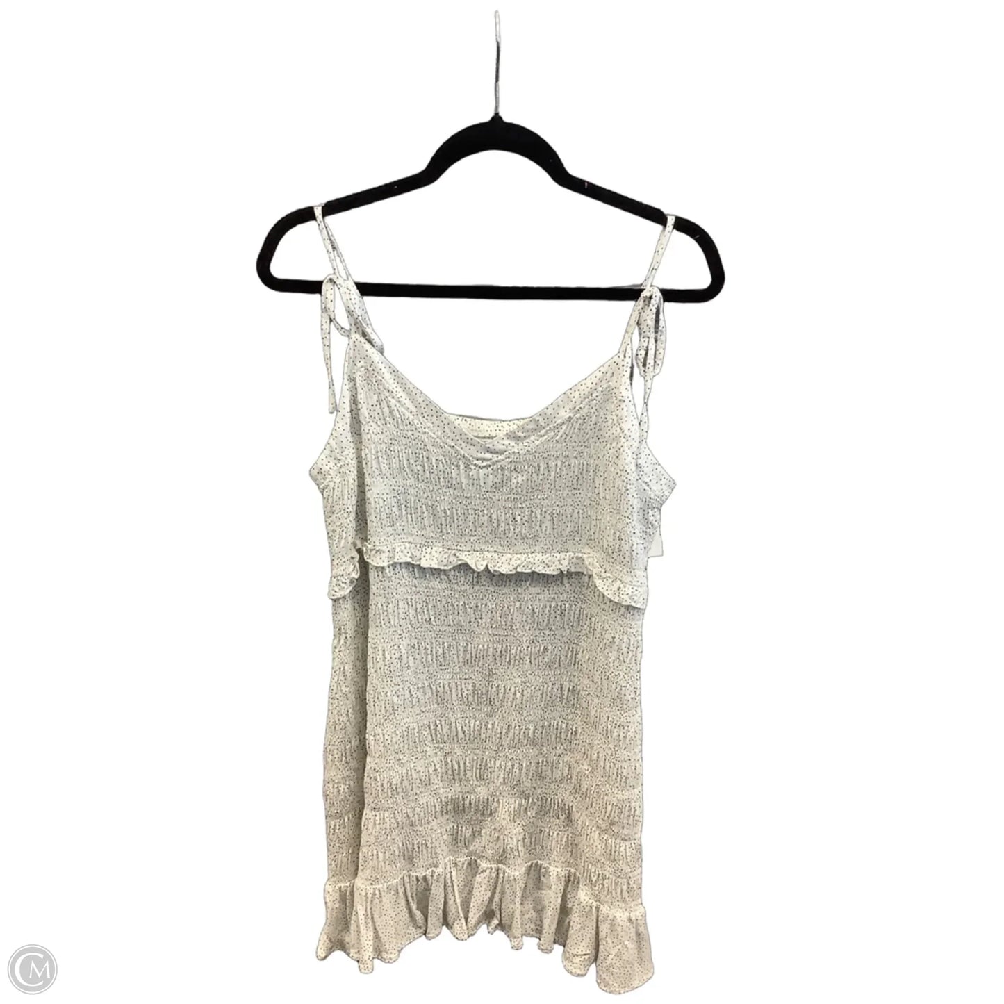 Dress Casual Midi By Express In White, Size: Xl
