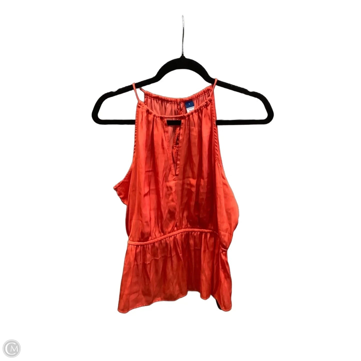 Top Sleeveless By Old Navy In Orange, Size: L