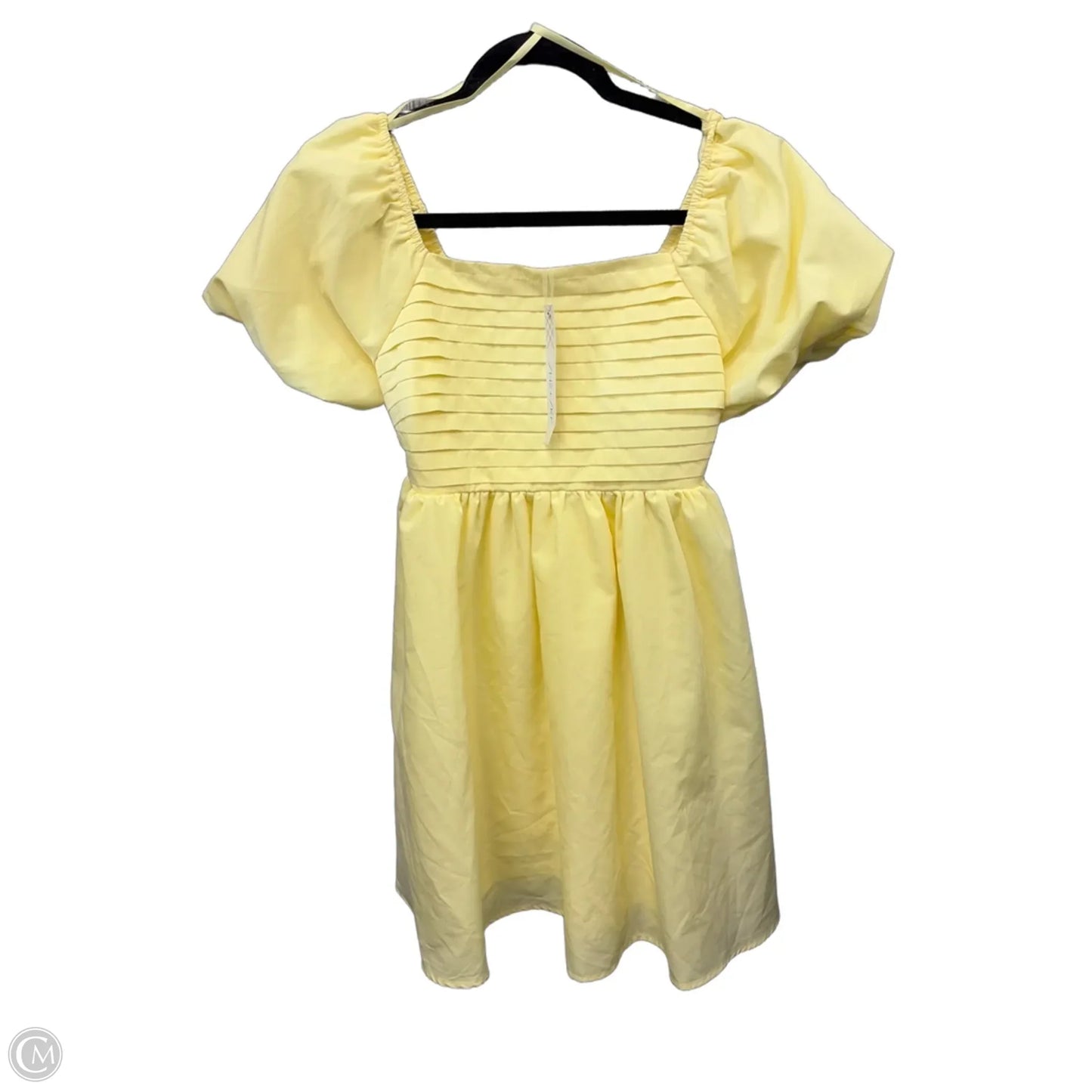 Dress Casual Short By She + Sky In Yellow, Size: S