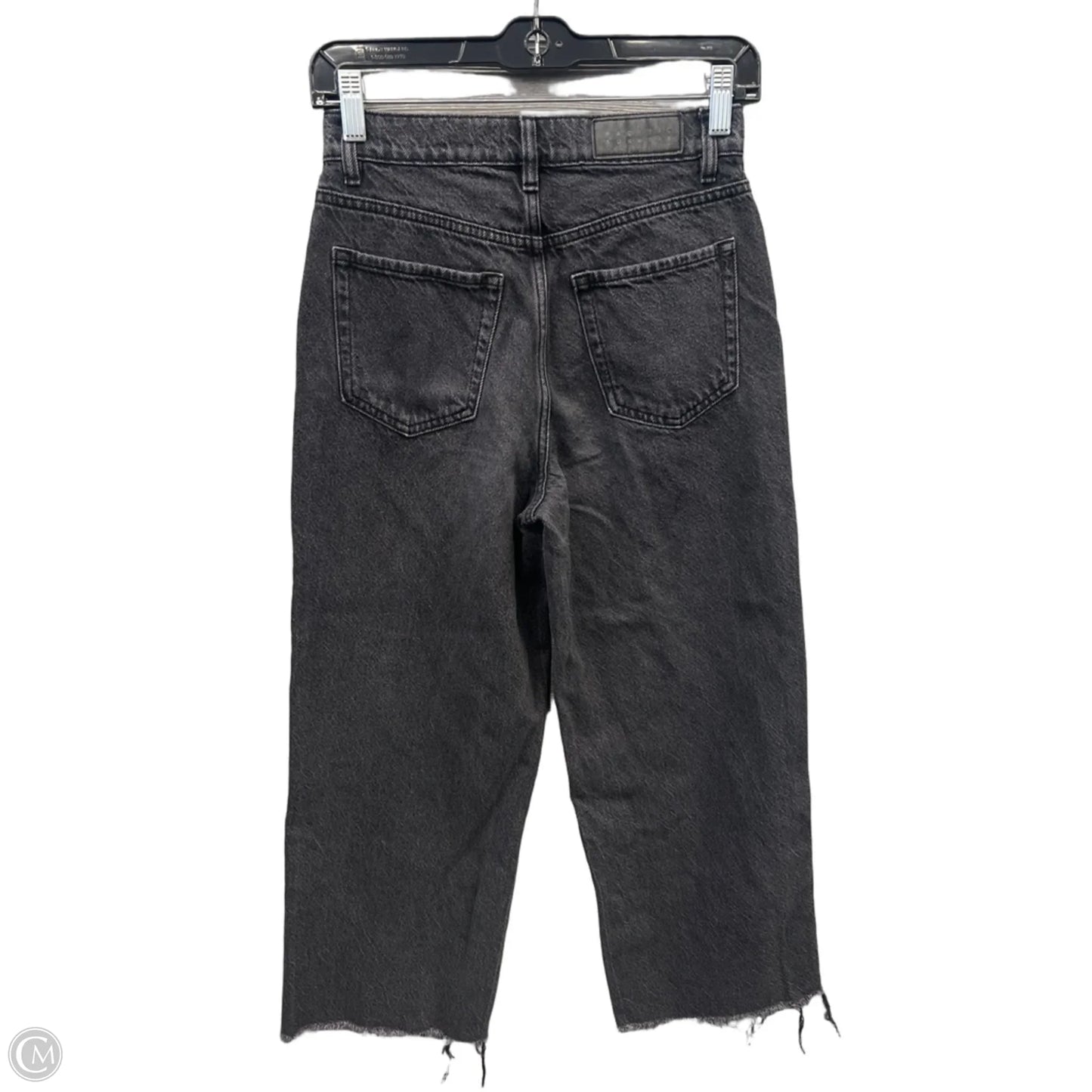 Jeans Cropped By Pacsun In Black Denim, Size: 2