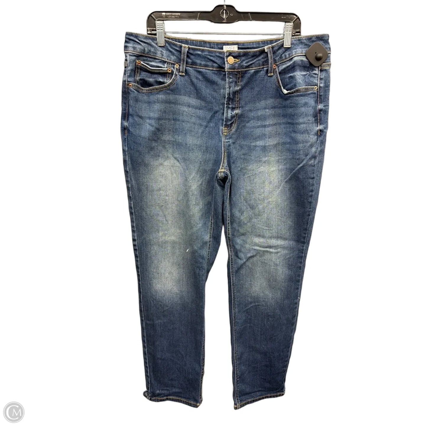 Jeans Skinny By Time And Tru In Blue Denim, Size: 18