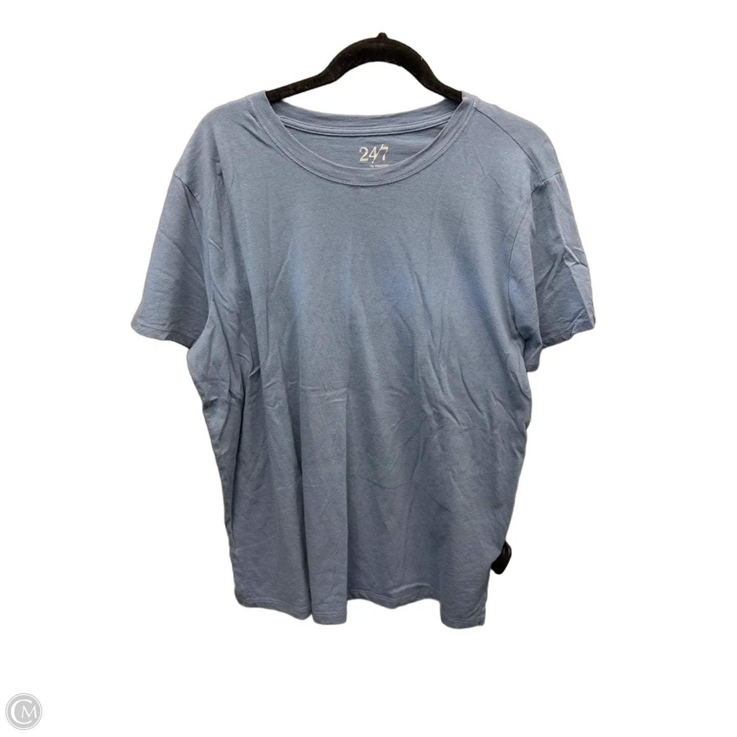 Top Short Sleeve Basic By Maurices In Blue, Size: Xxl