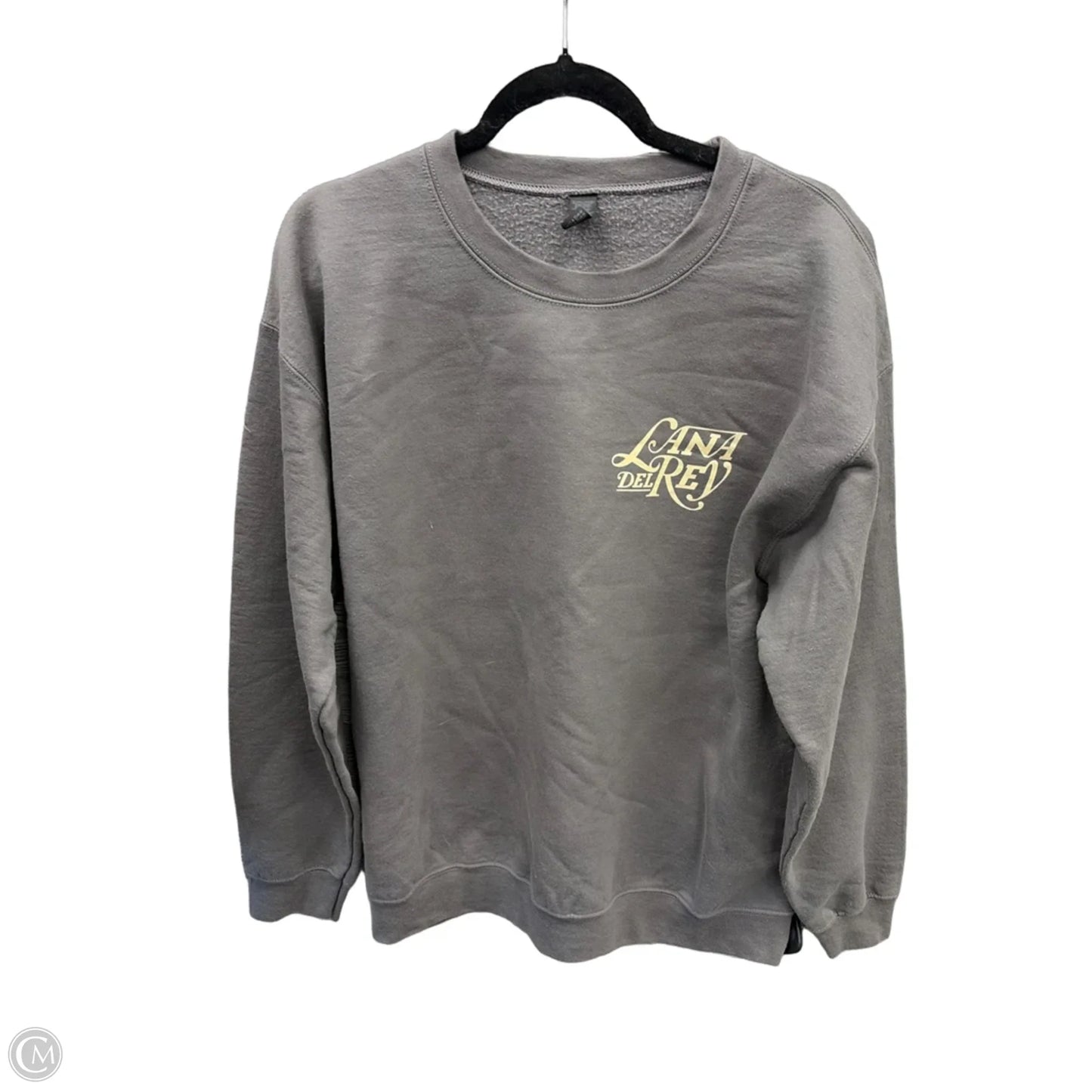 Sweatshirt Crewneck By Clothes Mentor In Grey, Size: L
