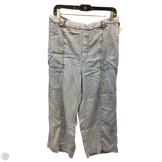 Pants Cropped By Jane And Delancey In Blue, Size: 12