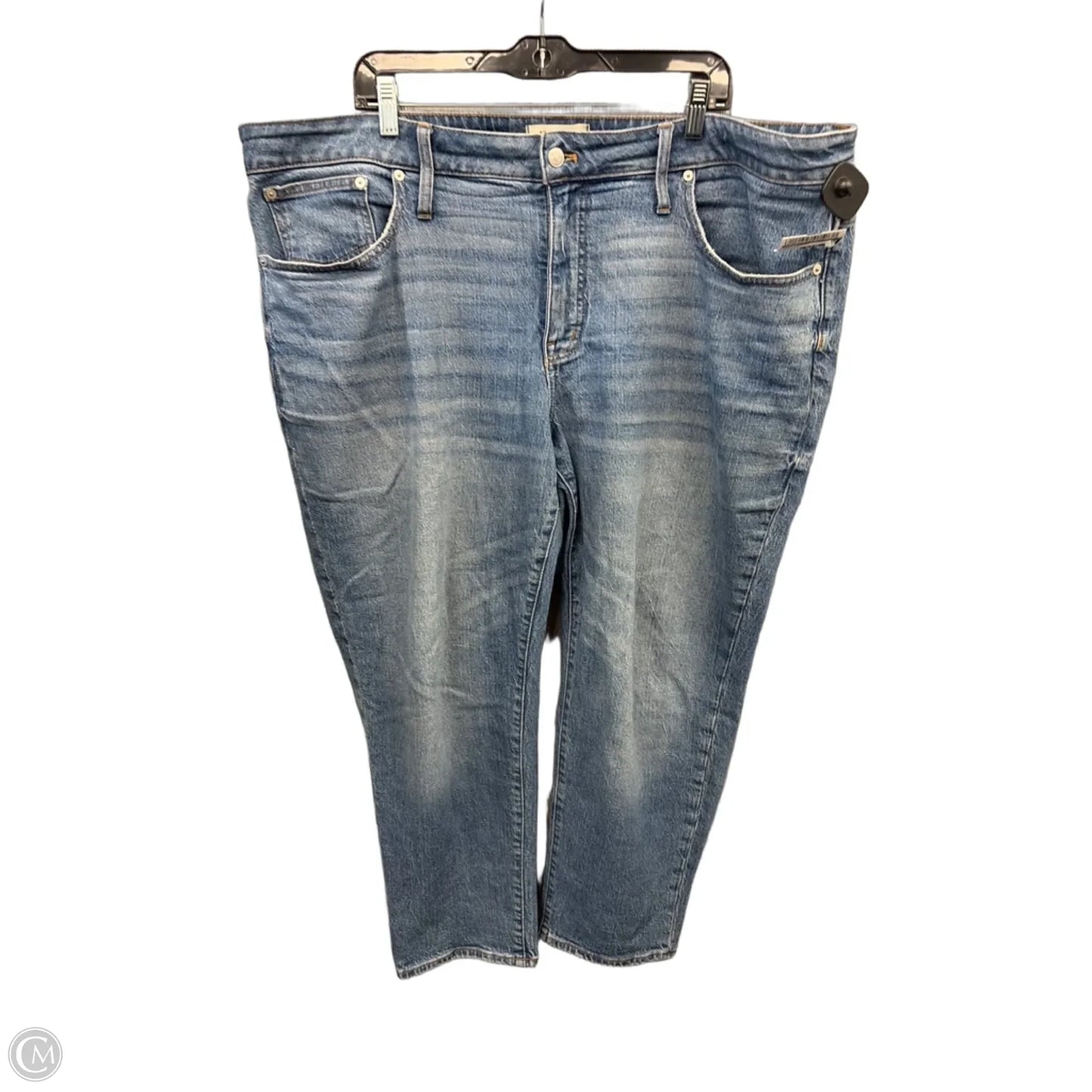 Jeans Straight By Madewell In Blue Denim, Size: 20