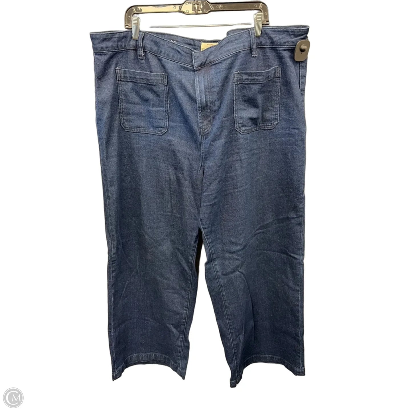 Jeans Straight By Eloquii In Blue Denim, Size: 20