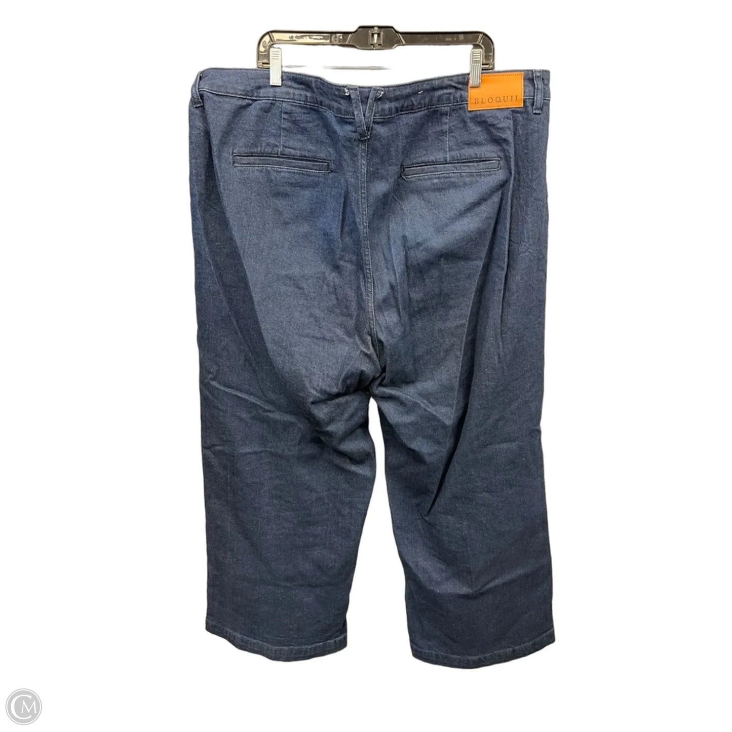 Jeans Straight By Eloquii In Blue Denim, Size: 20