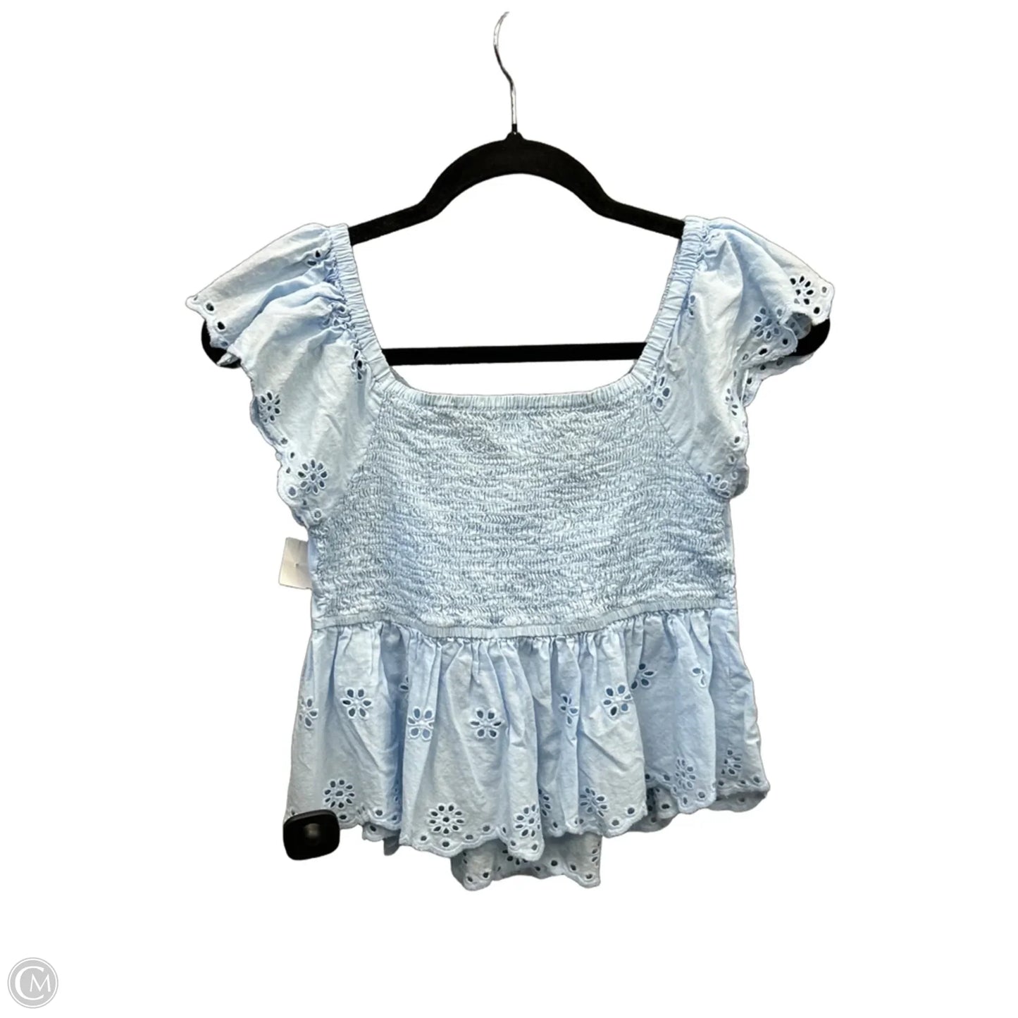 Top Short Sleeve By Japna In Blue, Size: S