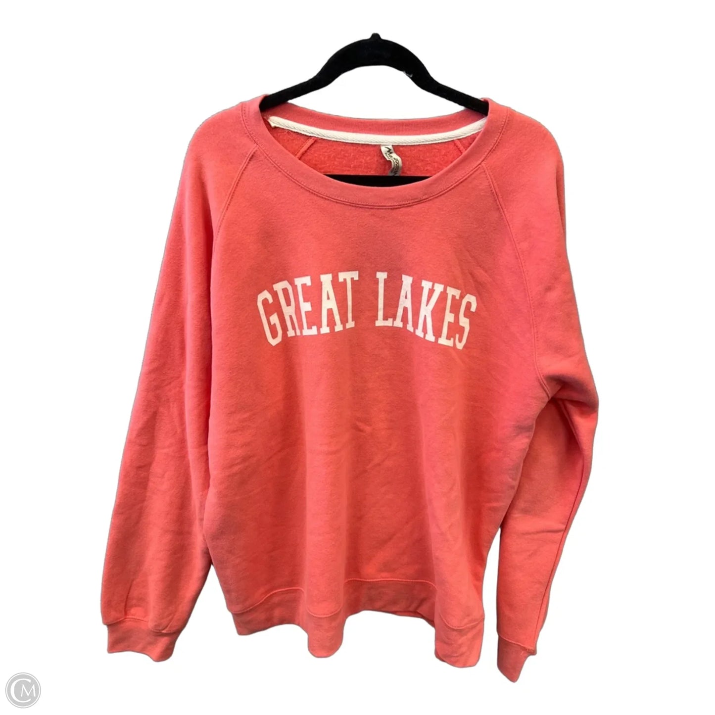 Sweatshirt Crewneck By Clothes Mentor In Pink, Size: Xl