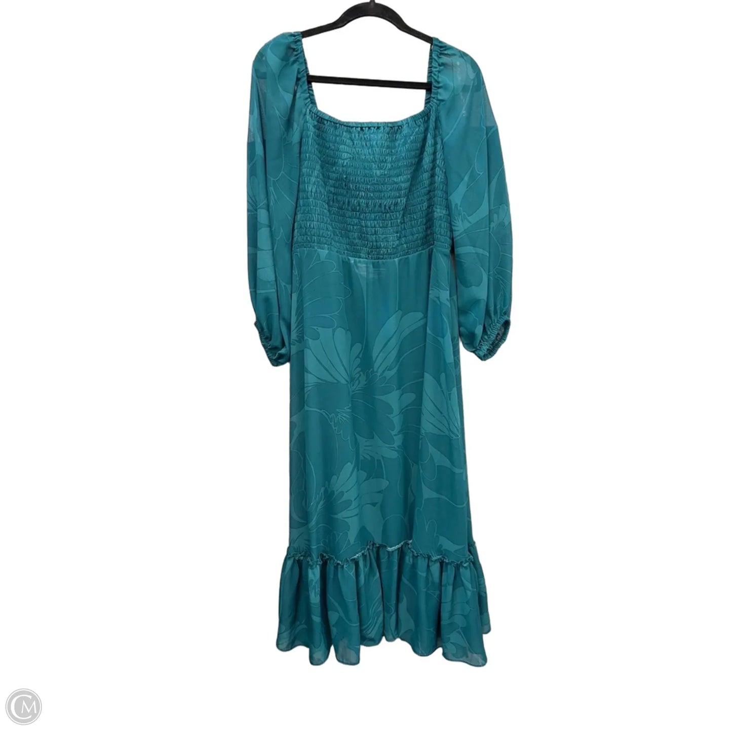 Dress Casual Maxi By Taylor In Green, Size: Xl
