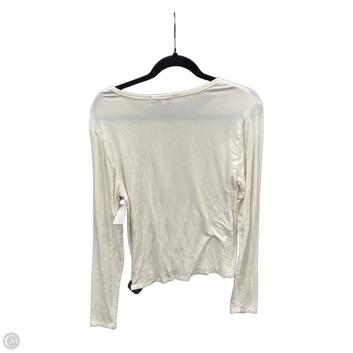 Top Long Sleeve Basic By Sincerely Jules In Cream, Size: L