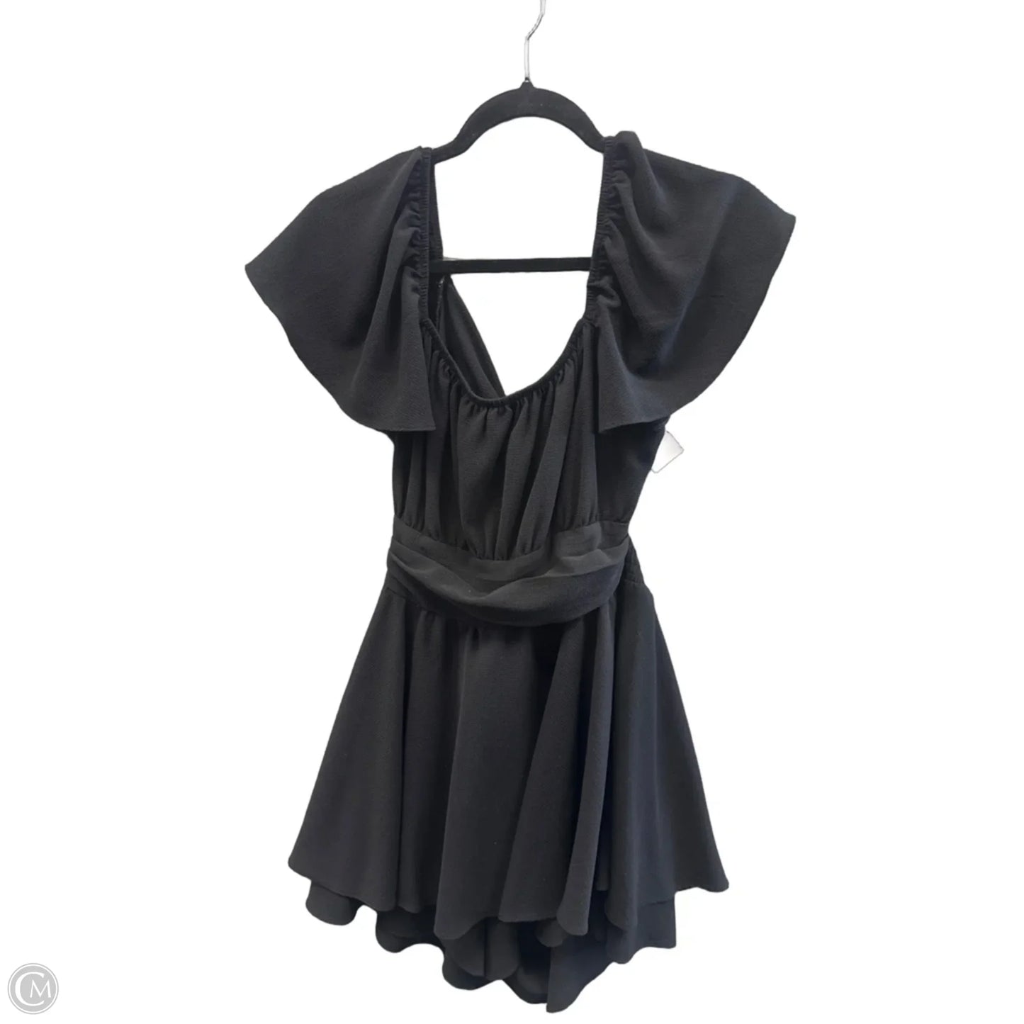 Dress Casual Short By Exlura In Black, Size: L