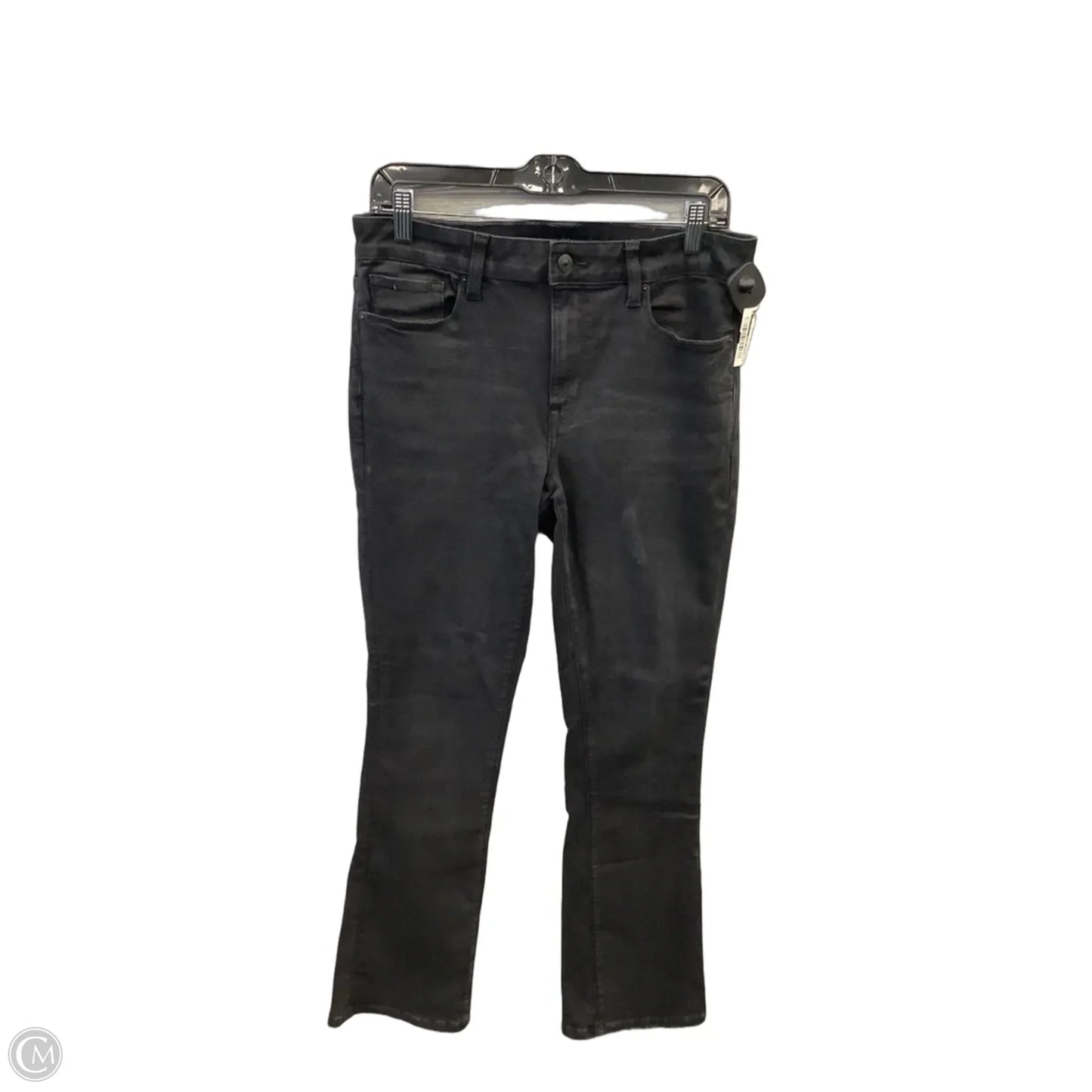 Jeans Boot Cut By American Eagle In Black Denim, Size: 8