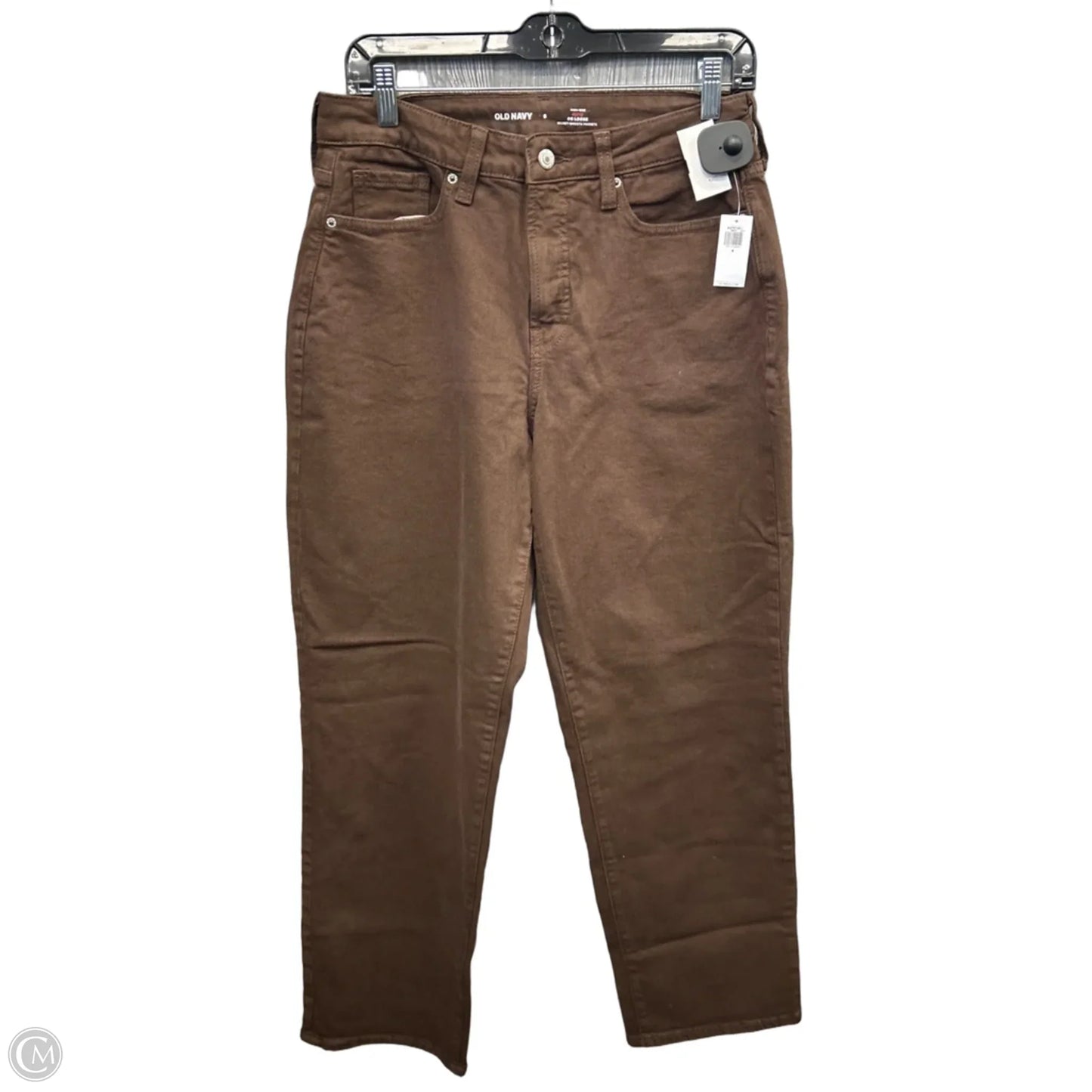 Jeans Straight By Old Navy In Brown Denim, Size: 6