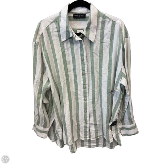 Top Long Sleeve By Lane Bryant In Striped Pattern, Size: Xl