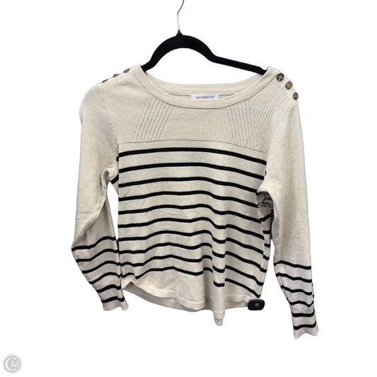 Top Long Sleeve By Liz Claiborne In Striped Pattern, Size: S