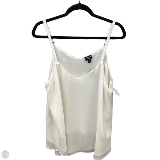 Top Sleeveless By Torrid In White, Size: 1x