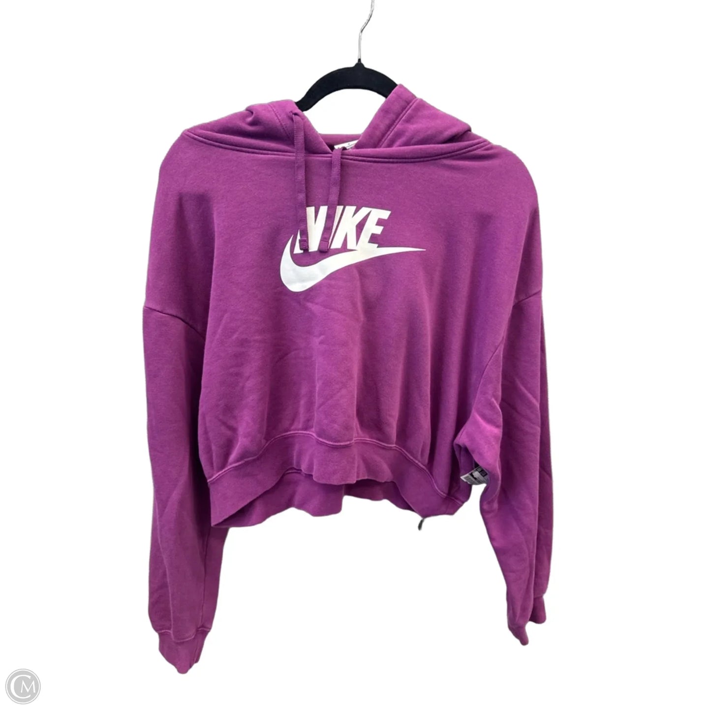Sweatshirt Hoodie By Nike Apparel In Purple, Size: M