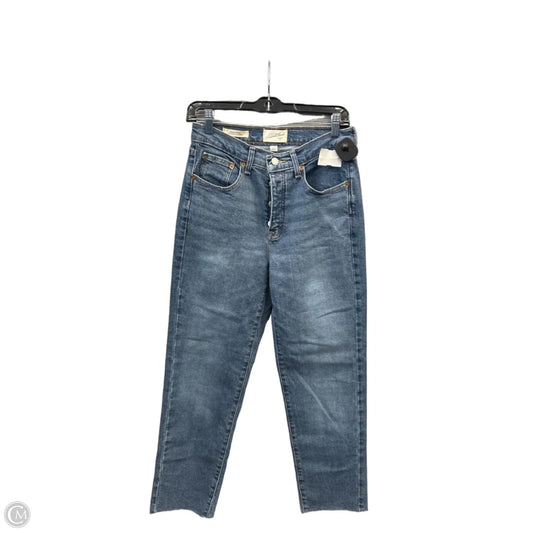 Jeans Straight By Universal Thread In Blue Denim, Size: 8