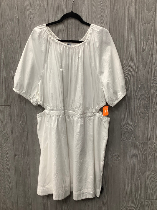 White Dress Casual Short Old Navy, Size 3x