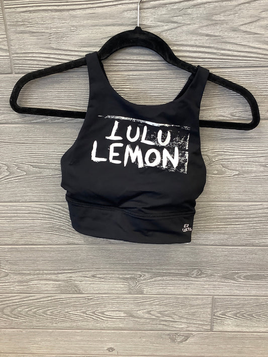 Athletic Bra By Lululemon In Black, Size: 4