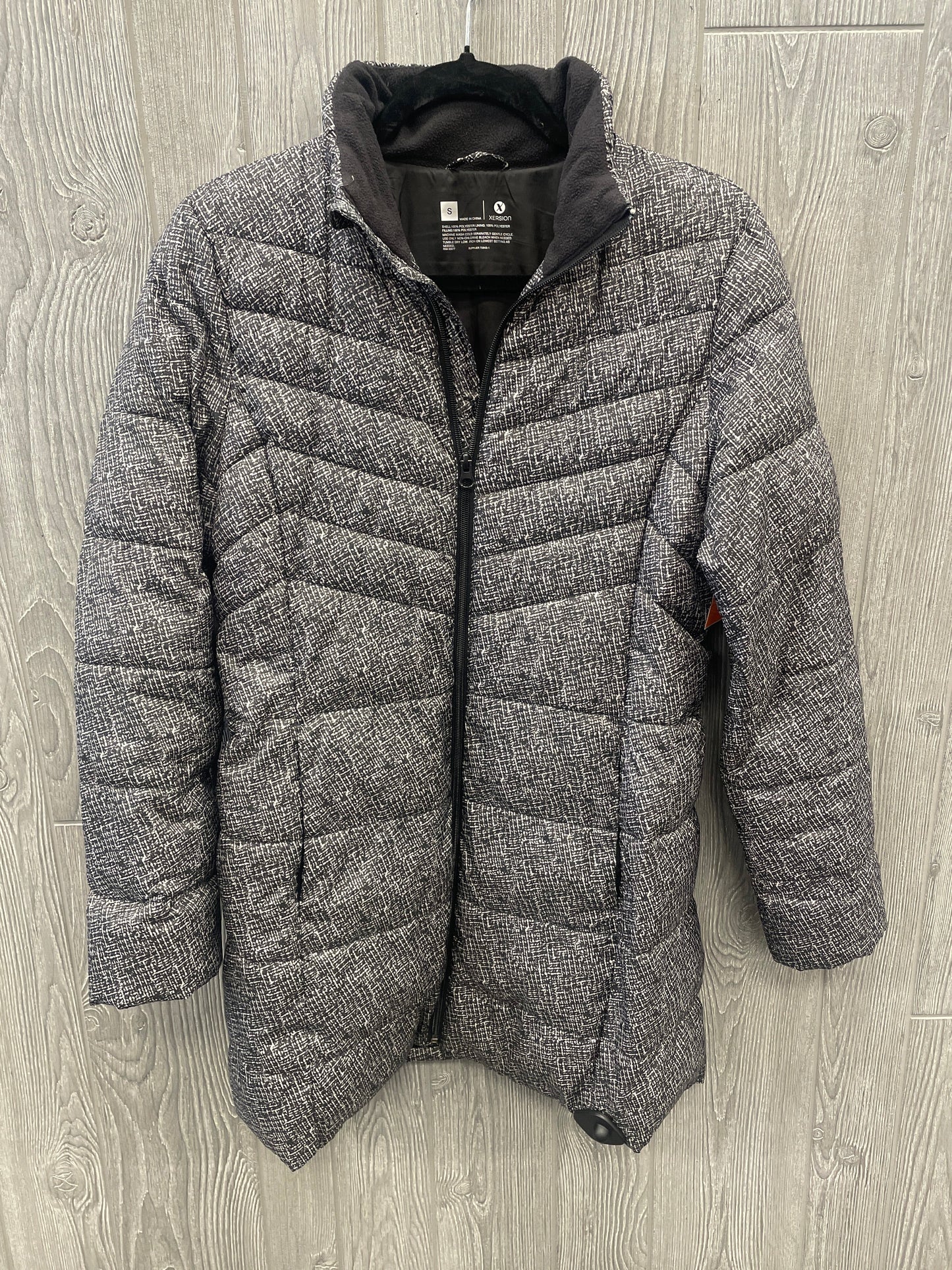 Coat Puffer & Quilted By Xersion In Black, Size: S