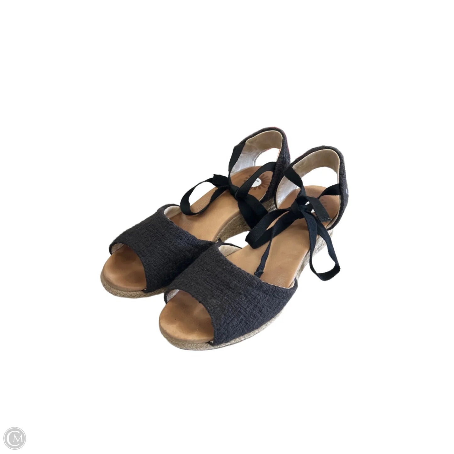 Sandals Designer By Ugg In Black, Size: 9