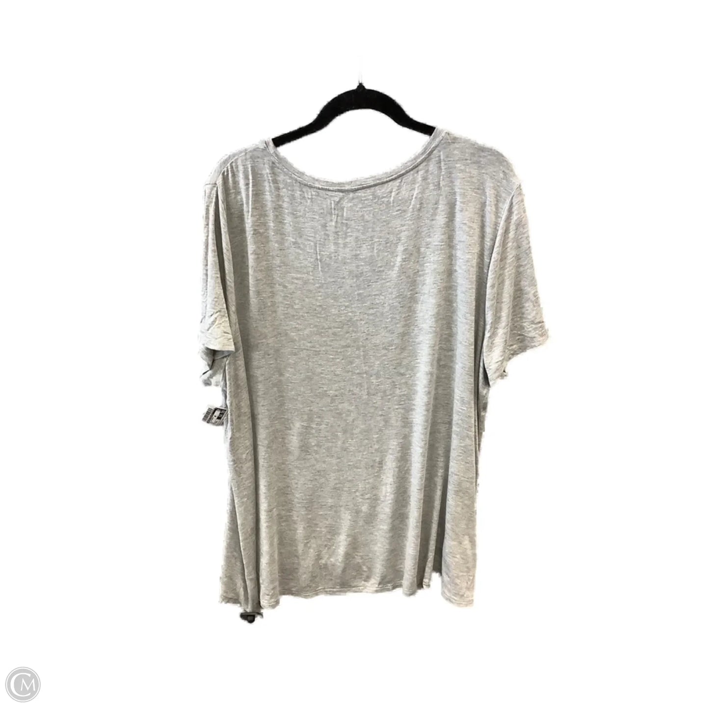 Top Short Sleeve Basic By Amazon Essentials In Grey, Size: Xxl