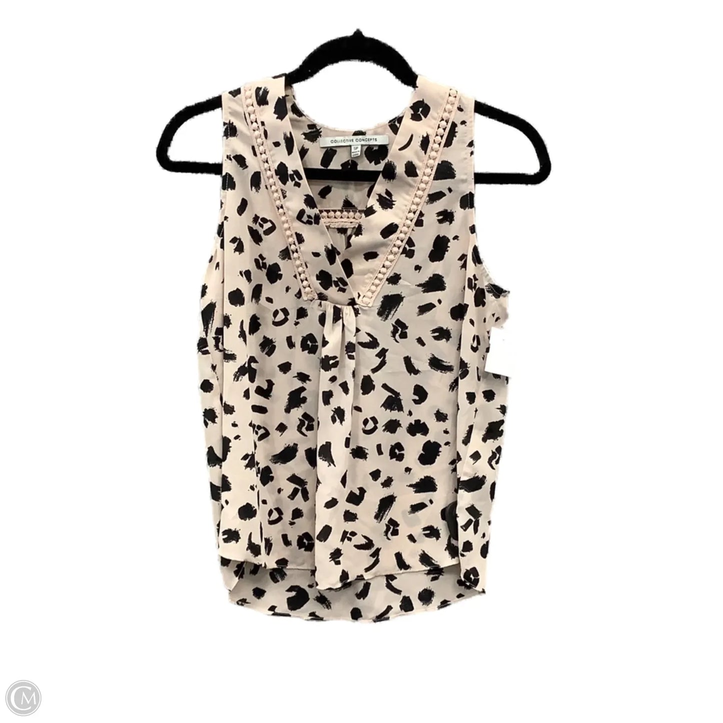 Top Sleeveless By Collective Concepts In Pink, Size: S