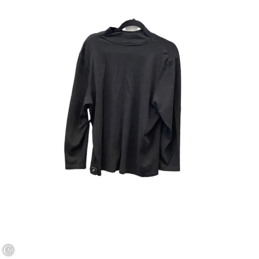 Top Long Sleeve By Cj Banks In Black, Size: 2x