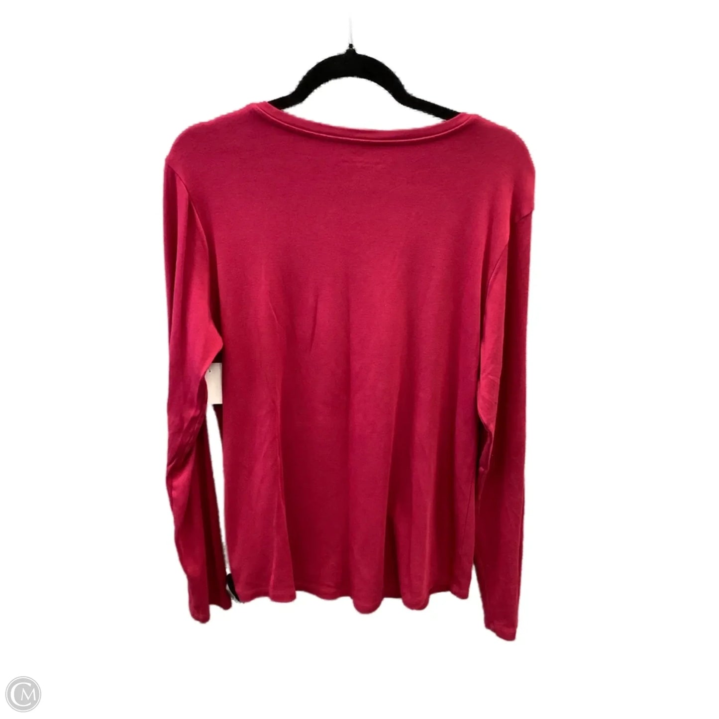 Top Long Sleeve By Eddie Bauer In Red, Size: Xl
